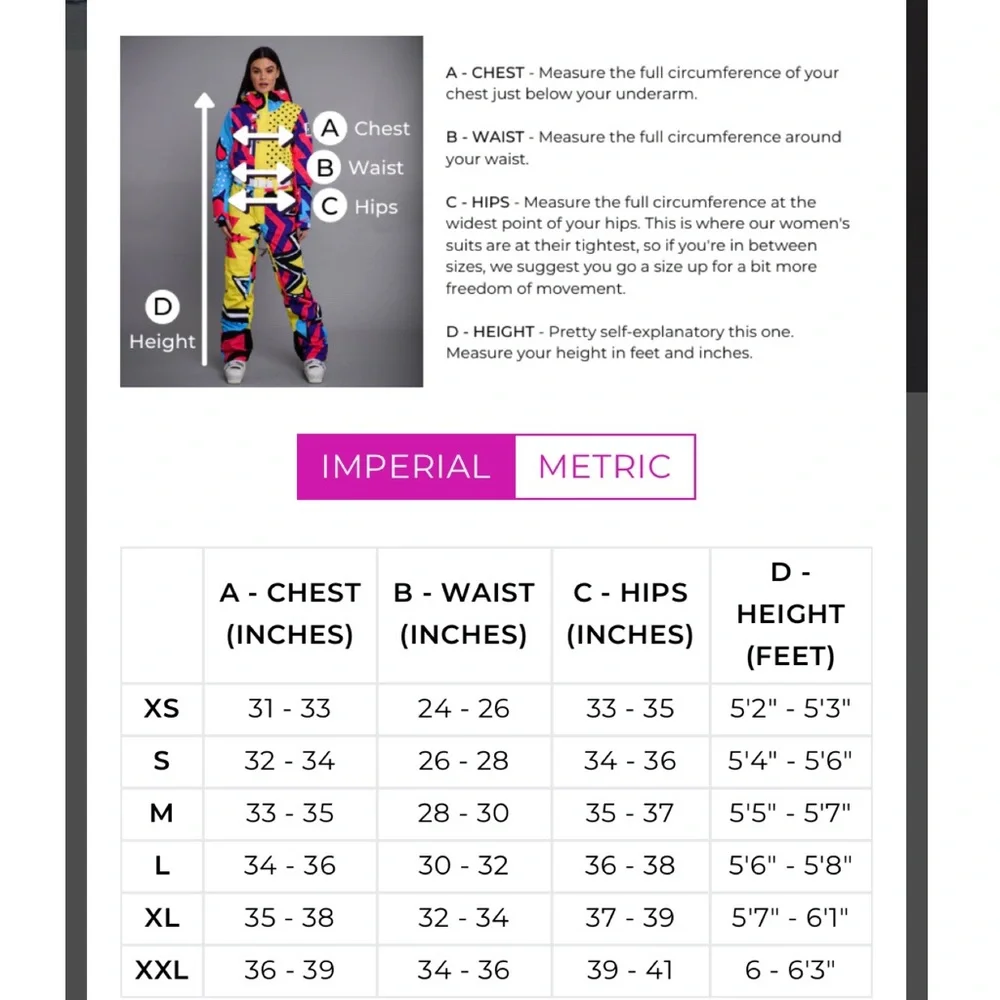 OOSC RAINBOW ROAD SKI SUIT - WOMEN'S - XL - Picture 11 of 11